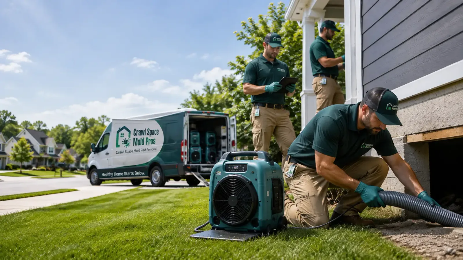 Crawl Space Mold Removal in Nottingham, PA